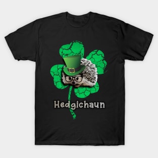 Hedgehog Leprechaun TShirt Hedgichaun Shamrock Tee T-Shirt